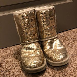 Silver Sparkle UGG Boots